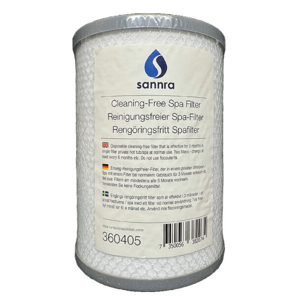 Rengöringsfritt spafilter för vancouver med flera bad från Svenska Bad.