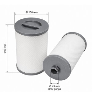 Spafilter Wellis Denform grovgänga rengöringsfritt