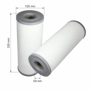 Spafilter Viskan m.fl. 335x127 dubbla hål 54 mm