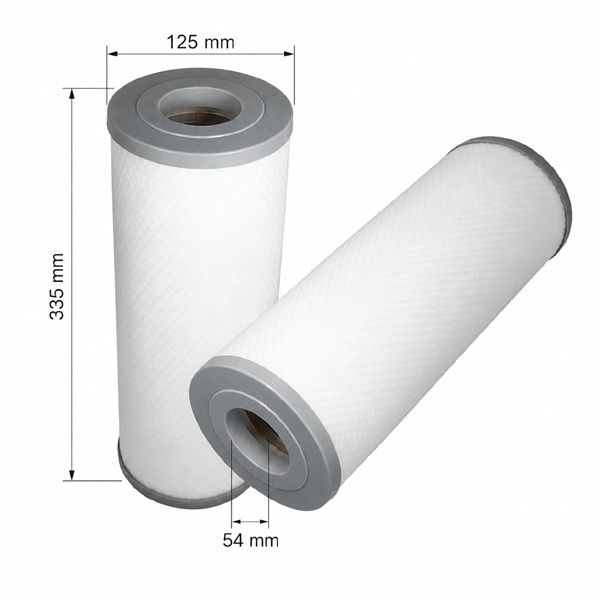 Spafilter Viskan m.fl. 335x127 dubbla hål 54 mm