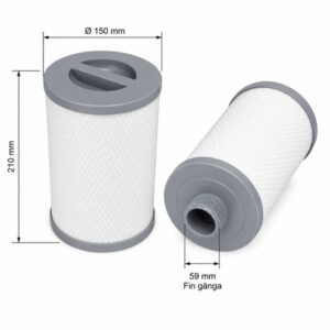 Spafilter Artesian Spabad Rengöringsfritt 200x150 fin gänga
